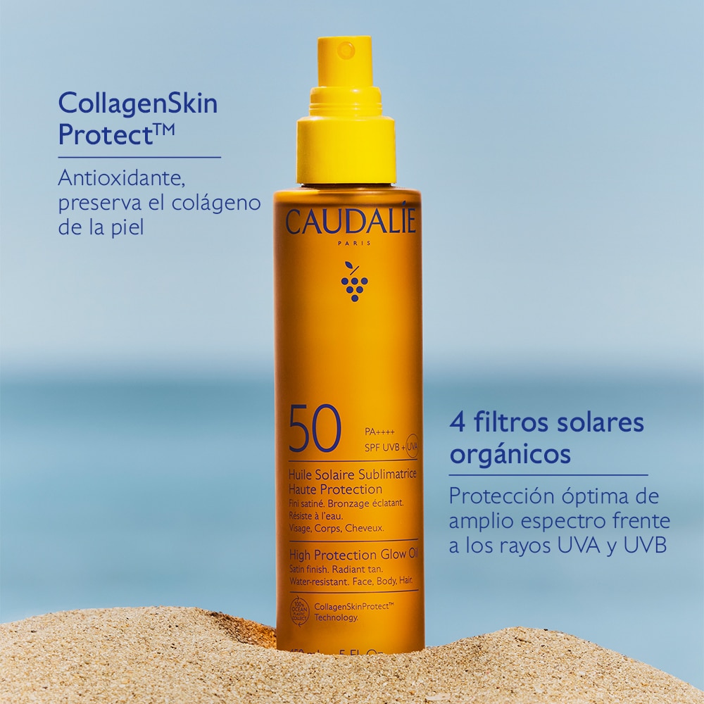 ACEITE DE ALTA PROTECCI&Oacute;N SPF 50 CON EFECTO LUMINOSO (ACEITE PROTECTOR SOLAR)